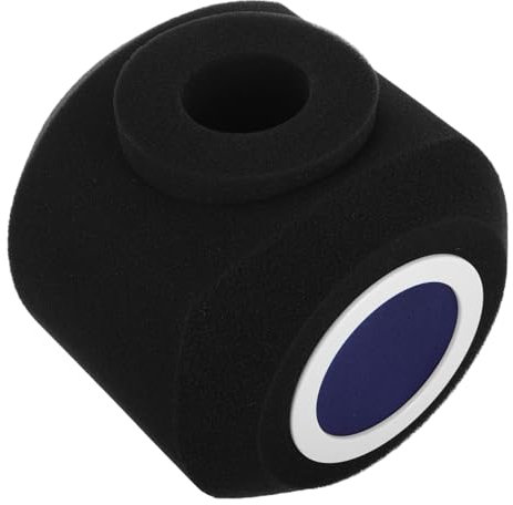 Generic Microphone Soundproof Cover Microphones Bling Microphone Sleeve Microphone Boom Arm Karaoke Soundproof Room Microphone Tape Lavalier Microphone Mic Recording Shield Black Sponge