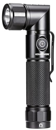 KRAFTWERK Taschenlampe LED Aufladbar | Werkstattlampe mit 90° schwenkbarem Kopf | Arbeitsleuchte magnetisch & wasserdicht IP65 | KRAFTWERK LED Arbeitsleuchte Art. Nr. 701.001.009