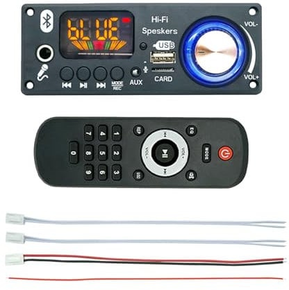 Bluetooth5.1 160W Verstärker mp3 Decoderboard 12V | Audioverstärker Chip | Decoding Chip 2x80W | Smart Wireless Technology | Müheloses Setup | Für die digitale Röhrchen -Anzeigeaufzeichnungsfunktion