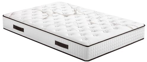 Matelas 140x190 Myriade - Mousse - Hauteur 21 cm - 5 zones - Soutien medium