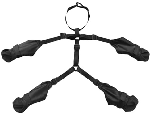 Gwtdtoad Dog Braces Ankle Boots - Non-Slip Dog Paw Leg Warmers, Dirt- Waterproof Leg Protectors for Winter, Snow, Rain, Hiking, Outdoor, Training, Travel