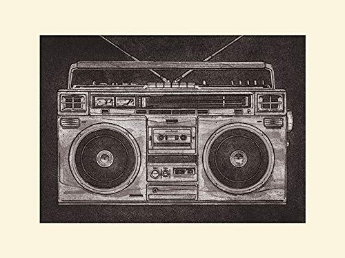 Barry Goodman 'Ghetto Blaster' montiert Drucken,30 x 40 cm