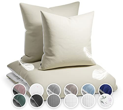 sleepwise Soft Wonder Bettwäsche-Set für Einzelbett, aus Mikrofaser, Öko-TEX®, Bettbezug und Kissenbezug, maschinenwaschbar, atmungsaktiv, antistatisch, hypoallergen, 155 x 200 cm