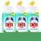 WC Ente Total Aktiv Gel Minze 750ml - Flüssiger WC Reiniger (3er Pack)
