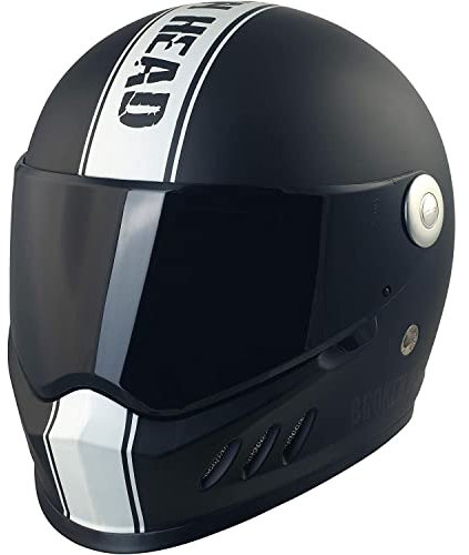 Broken Head Hated and Proud - Motorrad-Helm Mit Schwarzem Visier - Exklusiver Marken-Helm - Größe L (59-60 cm)