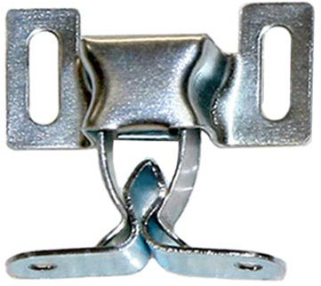 Catch, skylight catch, snap lock, window lock, spring latch (1, silver galvanised, 42 x 35)