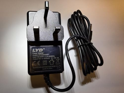 UK Replacement for AC Adapter 12V 3A RS-AB03J00-B Power Supply