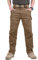 MAGCOMSEN Herren Draussen Dauerhaft Multi Taschen Entspannt-Fit Taktisch Cargohosen Arbeitshose, Braun, 40