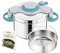 Seb Cocotte-Minute 7,5 L, Induction, Autocuiseur inox, Poignées Rabattable, Livret 100 Recettes, Fabriqué en France, ClipsoMinut'Easy+ P4904816