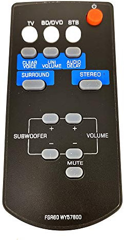 New FSR60 WY57800 for Yamaha Soundbar Remote Control ATS-1010 YAS-101 YAS-101BL YAS-CU201 ATS1010 YAS101 YAS101BL