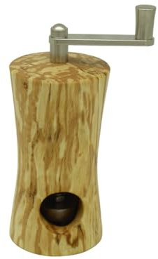 Holz Muskatmühlen Unikate handgemacht aus Edelhölzern | handgedrechselt | kleine Ausführung | manuell | tolle Geschenkidee (Buche gestockt 1)