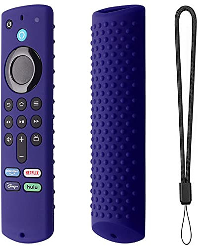 Hosuho Schutzhülle für Fernbedienung, kompatibel mit Fire TV Stick der dritten Generation, Silikon, rutschfest, stoßfest