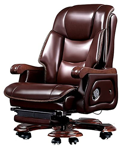 Bürostühle, Computer-Drehsessel, Sessel mit hoher Rückenlehne für Erwachsene, Chefsessel mit ausziehbaren Füßen in Wohnzimmern, Schlafzimmern und Büros/Wie Gezeigt / 113 / 119cm