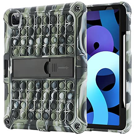 XZC iPad Pro 12.9 Hülle 2022/2021/2020/2018 Heavy Duty Shockproof Cover für iPad Pro 12.9 Zoll 6th Generation 2022 / 5th Gen 2021 / 4th Gen 2020 / 3rd Gen 2018 (Camouflage)