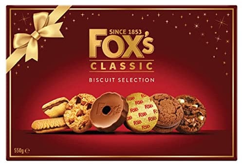 Foxs Biscuits Chocolates Biscuit Selection Box - 550g Biscuits Gifts Foxes Fabulously Special Chocolate Box Of Biscuits Gift Set