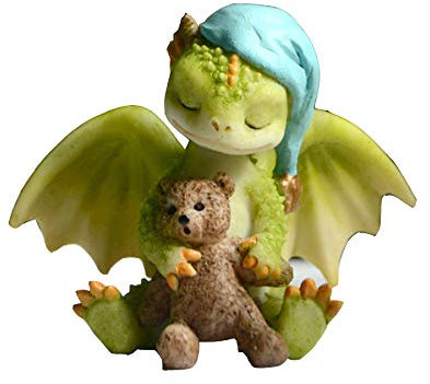 Gemmia Figurine Dragon Fée Jardin Miniature- Dragon d'amour