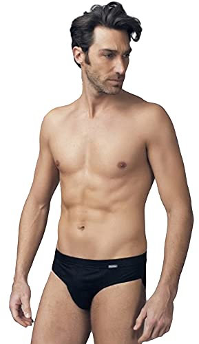 NOTTINGHAM 12 Pezzi Slip Uomo SM326S con Elastico Ribattuto in Filo di Scozia, Assortito(Blu,Grigio Antracite e Nero), 7/XXL