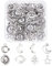 SUPERFINDINGS 96 Pcs 8 Styles Style Tibétain Alliage Pendentifs Étoile Lune Bijoux Charmes Creux Étoile Pendentif Lune Dangle Pendentifs pour DIY Collier Bracelet Fabrication de Bijoux
