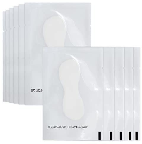 Lunamoon Augenpads für Wimpernverlängerung Wimpern Pads Wimpernverlängerung Pad Eyelash Pad Wimpern Färben Pad Wimpernlifting Pad Eye Gel Patch for Eyelash Extensions 50Paar(Gourd White)