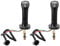 Palanca de Mando de Excavadora, 2 Manijas de Palanca de Mando de Excavadora de 3 Botones para Doosan DH DX150 215 225 300 370-9C con Ergonomía Mejorada, Fácil de Operar