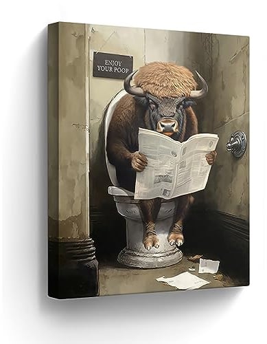 Leinwandbild, Motiv Highland Cow