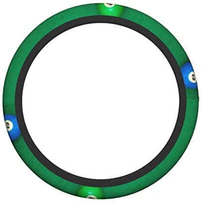 Steering Wheel Cover Pool Table 15 Inch Car Accessories Breathable Soft Snug Grip Protector Interior Decor Anti Slip Car Truck Protector