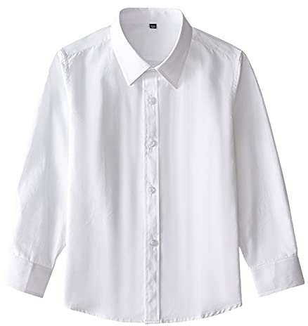 Chemisier à la taille pour fille Boutons formels pour bébé Porter des chemises Enfants Filles Blanches Pots Meilleure amie Chemise pour deux filles, Blanc., 12-13 ans