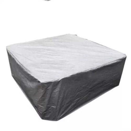 ReachMall Housse isolante pour spa, isolation thermique, carrée, en plastique, gris, 231 x 231 cm