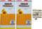 2x 5L SINUS Holzlasur Farbe OLIVESCHE + 1x Bildmagnet! Holzfarbe für optimalen Holzschutz für Holz-Zäune, 2x 5 L Holzschutzlasur Wetterfest für Außen & Innen, ähnl. Holzlack 10L 10 Liter
