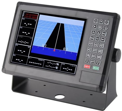 Marine-GPS-Kartenplotter Schiffsnavigation 10,4-Zoll-LCD-Display Wasserdicht mit Akustischem Alarm für XINUO-MAP C-Map