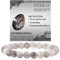 Bivei Schwarzer Rutilquarz - Resilienz Perlenarmband für Frauen 8mm Semi Precious Natural Stone Stretch elastischen Schmuck Yoga Geschenke