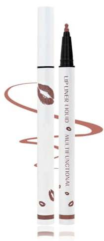 Cool Story Longwear Liquid Lip Liner Pen, Matte Lip Stain Marker, Waterproof Quick-Drying Long-Lasting Lipstick (03#, One Size)
