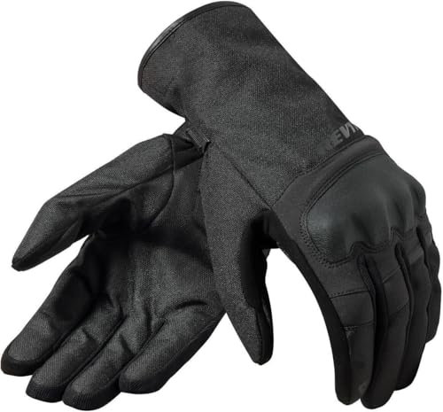 Revit Croydon H2O wasserdichte Motorrad Handschuhe, schwarz, M