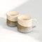 Upper Street Scandi Home Set of 2 600ml Terra Fusion Painted Reactive Glaze Ceramic Mugs (Green)