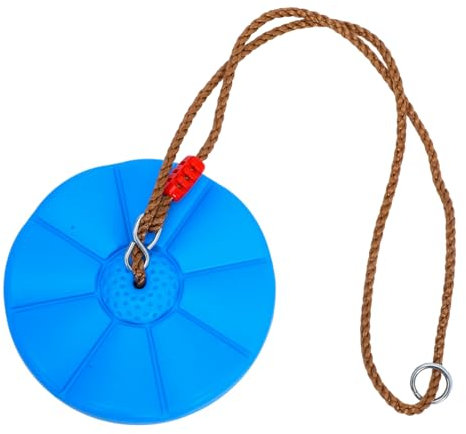 JOINPAYA 1 Set Disc Swing Tree Rope Swing Disc Tree Swing Outdoor Swing Toss Outdoor Play Equipment Swimming Pool Play Tent Round Swing Water Table Swing Tent Game Blue Iron