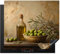 KitchenYeah© Protège Plaque Induction 57x51 cm Deco Cuisine Accessoire Pratique Protection De Vitroceramique Kitchen Gadget Olives - Nature Morte - Vintage