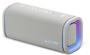 Sony ULT FIELD 5 - Powerful Bluetooth Portable Speaker, 25hr Battery, 2 x ULT POWER SOUND modes, IP67, Waterproof, Dustproof, 360 Lights, Detachable Shoulder Strap, Compact - Off-White