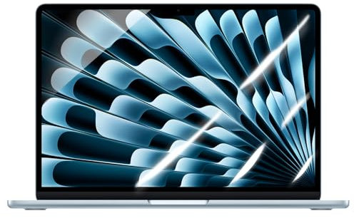 Panzerglas Schutzfolie für MacBook Air 13,6 Zoll 2025 M4 Chip Modell A3240 Klar 9H Kratzfest Laptop Schutz Zubehör