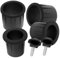 BESPORTBLE 1 Juego Accesorios para Base De Paraguas Lluvia Pararse Paraguas con Base Soportes Ancla Paraguas Al Aire Paraguas De Golf Playa Viento Suelo Sol Enchufar Planchar Black