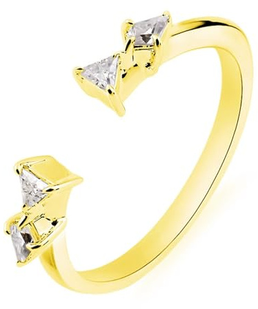 BWDHJLEY Damen Ringe 925 Silber, Moissanite Ringe Weiß Elegant Silber Zart Trauringe Echt für Valentinstag Muttertag