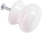 Set of 2 Traditional Plain White Ceramic Furniture Door & Draw Knobs 38mm Diameter
