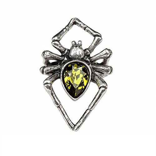 Gothic Ring Batcave Spinne Spider Gotik Venom Vogelspinne ALCHEMY (54 (17.2))