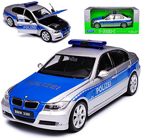 Welly B*M*W 3er E90 Limousine Polizei Deutschland 2005-2012 1/24 Modell Auto