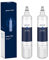 GLACIER FRESH Filtro dell'acqua di ricambio per Sub-Zero 4204490, 4290510, 9030868, 2 pezzi