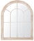 Espejo de Pared de Metal Beige 69 x 89 cm Efecto Envejecido Forma de Ventana Tradicional Vintage Embry