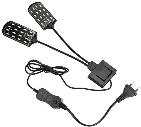 Aquarium Pflanzen Licht LED Aquarium Licht Pflanzen wachsen Beleuchtung 15W Clip-on Aquarium Lampe LEDs Aquarium Licht für Aquarium