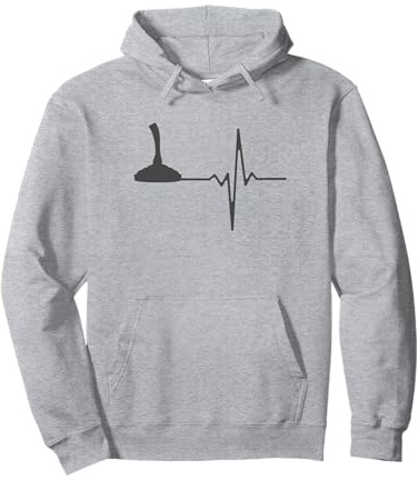 Stockschießen Herzschlag Stocksport Pullover Hoodie