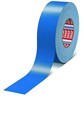 tesa band 4651 Premium leistungsstarkes Gewebeband versch. Breiten und Farben (30 mm x 50 m, blau)