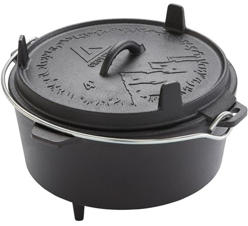 Groenberg Feuertopf Askja Pot 4 L Koch Topf Dutch Oven Camping Outdoor Gusseisen