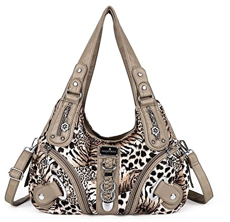 Angelkiss Hobo Geldbörsen und Handtaschen für Damen, Umhängetasche, groß, für den täglichen Gebrauch